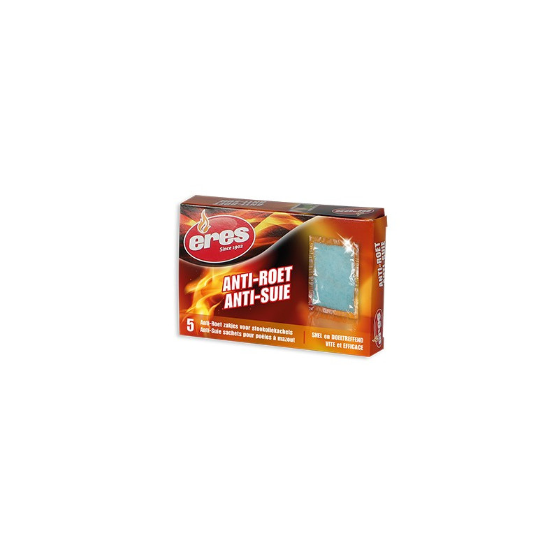 Anti-suie en poudre - Sachets anti-suie pour poêle à mazout - Eres-Sapoli