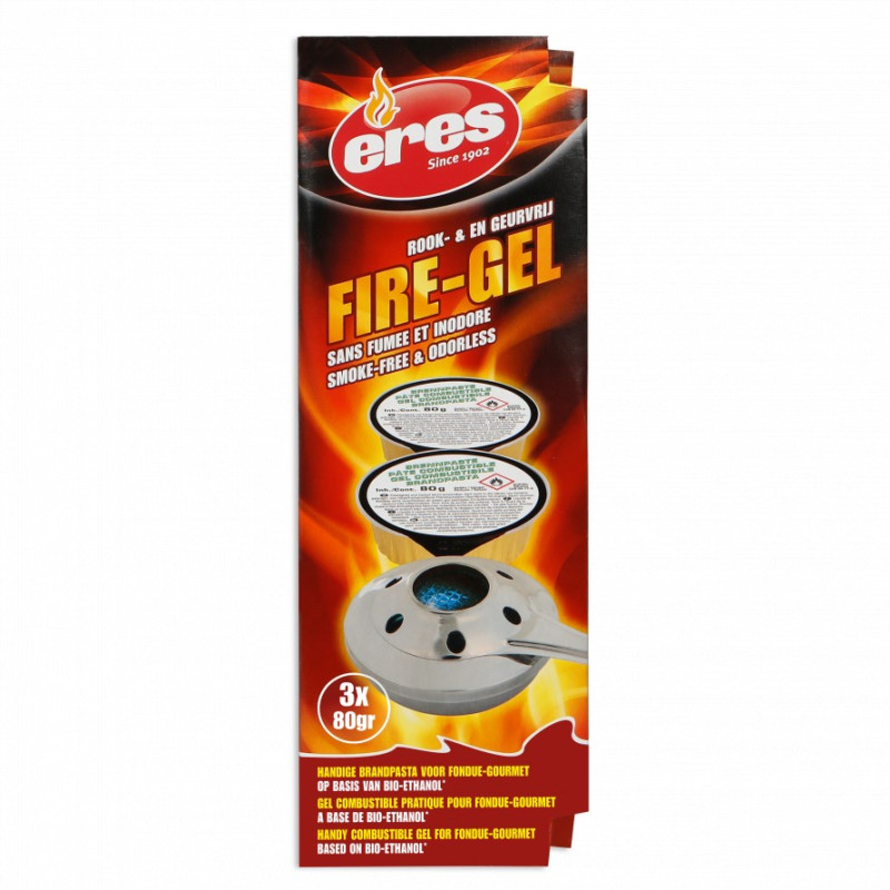 Brandgel bekers - 3 brandgel bekers - Eres-Sapoli