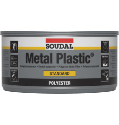 Metal Plastic Standard - Revestimento de poliéster para reparação de carroçarias - Soudal