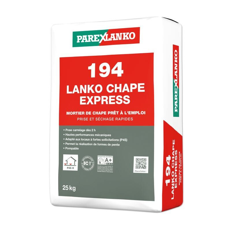 194 Lanko Chape Express - Быстросохнущий раствор для стяжки - Parexlanko