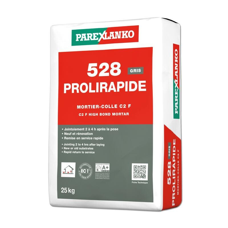 528 Prolirapide - Клеевой раствор быстрого действия улучшенного качества - Parexlanko