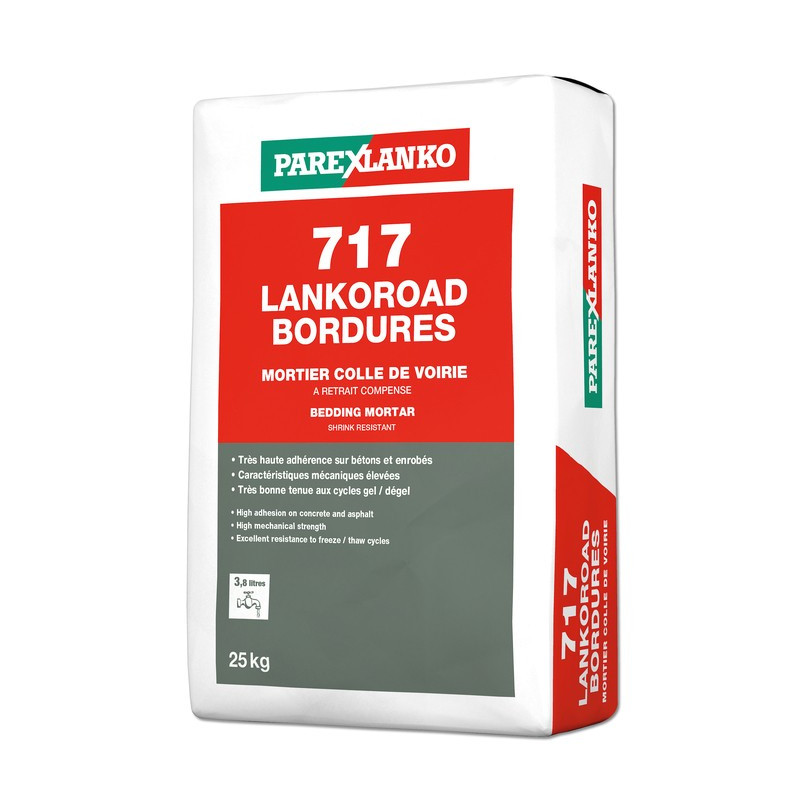 717 Lankoroad Bordures - Rijbaanlijmmortel - Parexlanko 717 Lankoroad Bordures - Rijbaanlijmmortel - Parexlanko