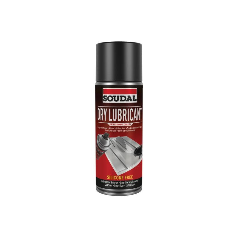 Spray lubrificante secco - Lubrificante aerosol ad alte prestazioni - Soudal Spray lubrificante secco - Lubrificante aerosol ad alte prestazioni - Soudal
