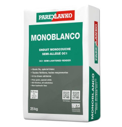 Monoblanco - Intonaco fine semileggero monostrato - Parexlanko