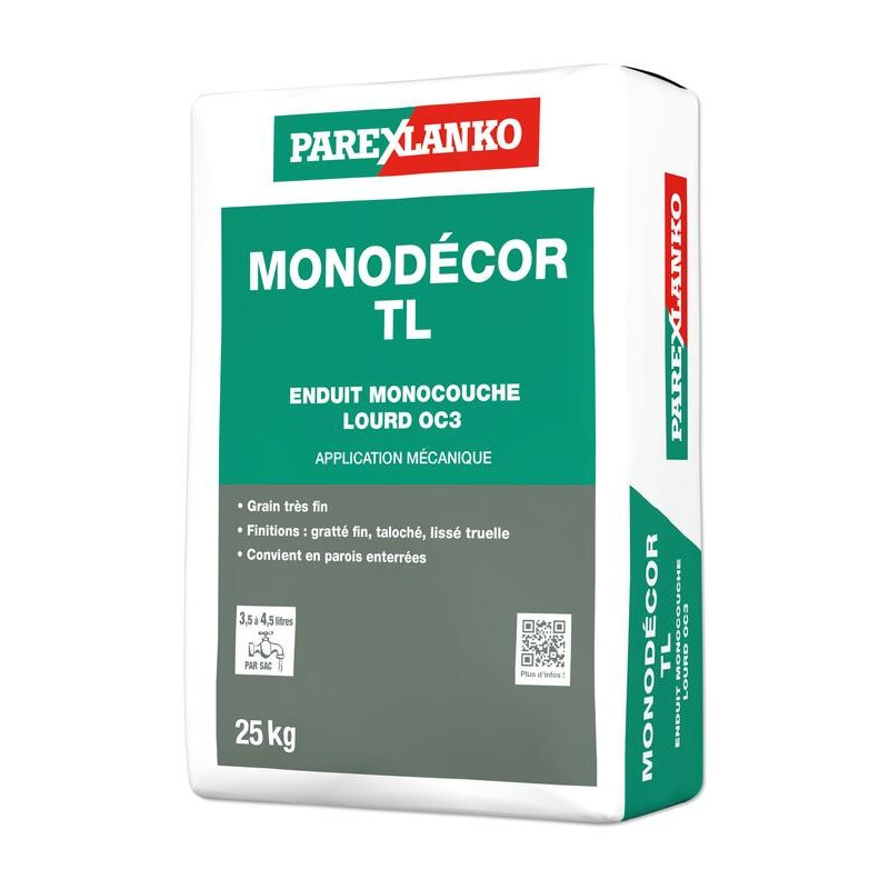 Monodecor TL - 重型单层石膏 - Parexlanko