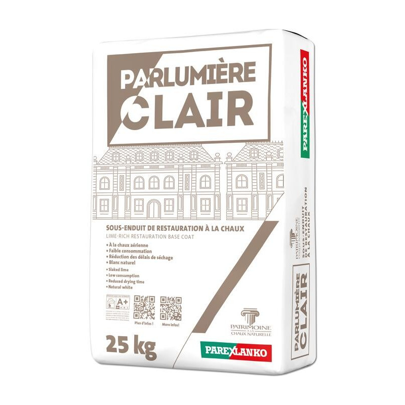 Parlumière Clair - Реставрационная подстилка из белой извести - Parexlanko Parlumière Clair - Реставрационная подстилка из белой извести - Parexlanko