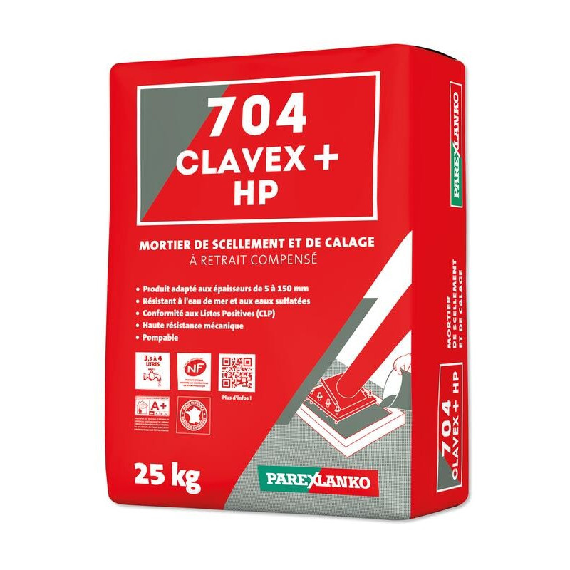 704 Clavex Plus HP - Sealing and grouting mortar - Parexlanko