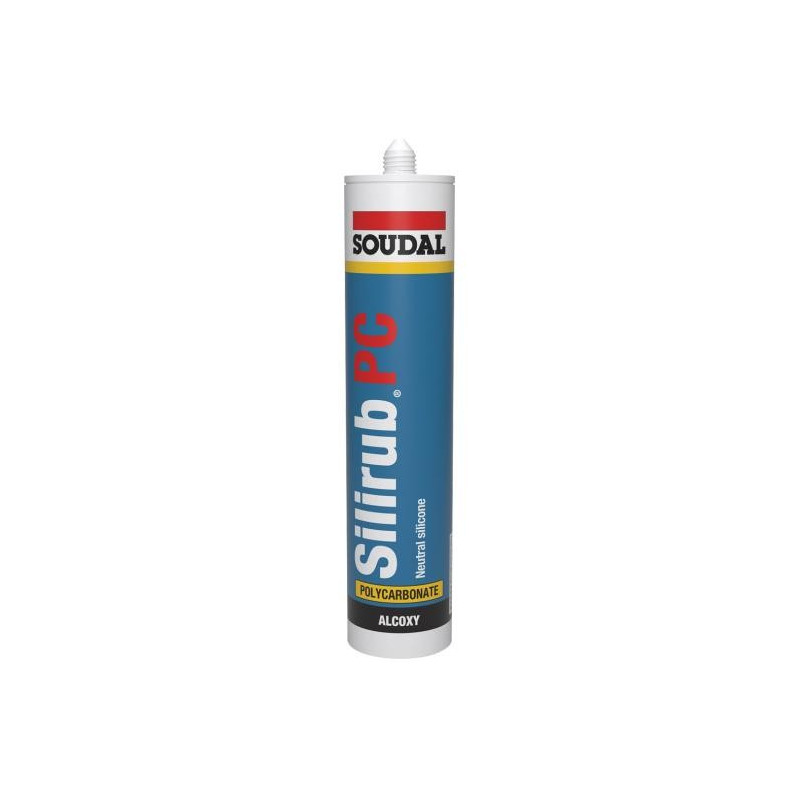 Silirub PC - Mastic silicone neutre construction et vitrage EC 1 PLUS - Soudal