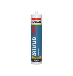 Silirub WS 310 ml - Sigillante siliconico neutro per facciate continue - Soudal