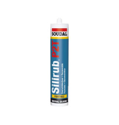 Silirub P2T 310 ml - Sigillante siliconico neutro a sovrapposizione - Soudal