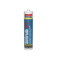 Silirub P2 310 ml - Neutral silicone sealant for construction and glazing - Soudal