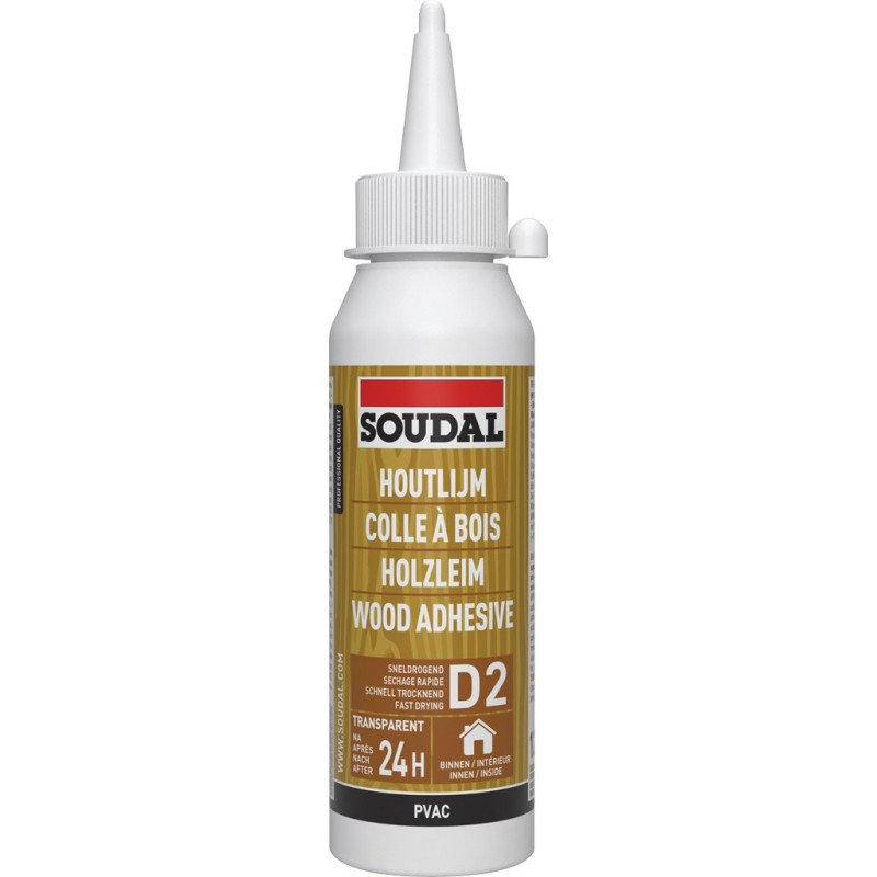 64 A - D2 supersnelle houtlijm - Soudal 64 A - D2 supersnelle houtlijm - Soudal