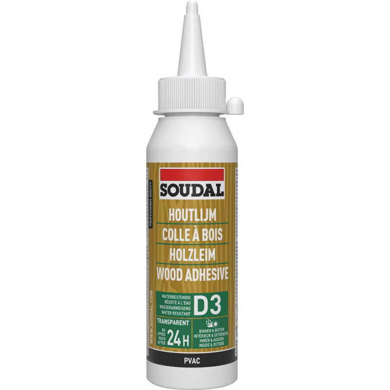 65A - Water Resistant Wood Adhesive D3 - Soudal 65A - Water Resistant Wood Adhesive D3 - Soudal