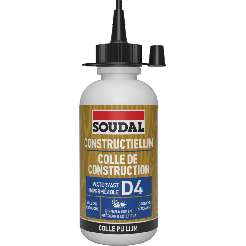 66A - Cola para madera de PU resistente al agua D4 - Soudal