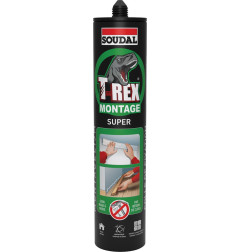 T-Rex Montage Super - Montagekleber auf Wasserbasis - Soudal