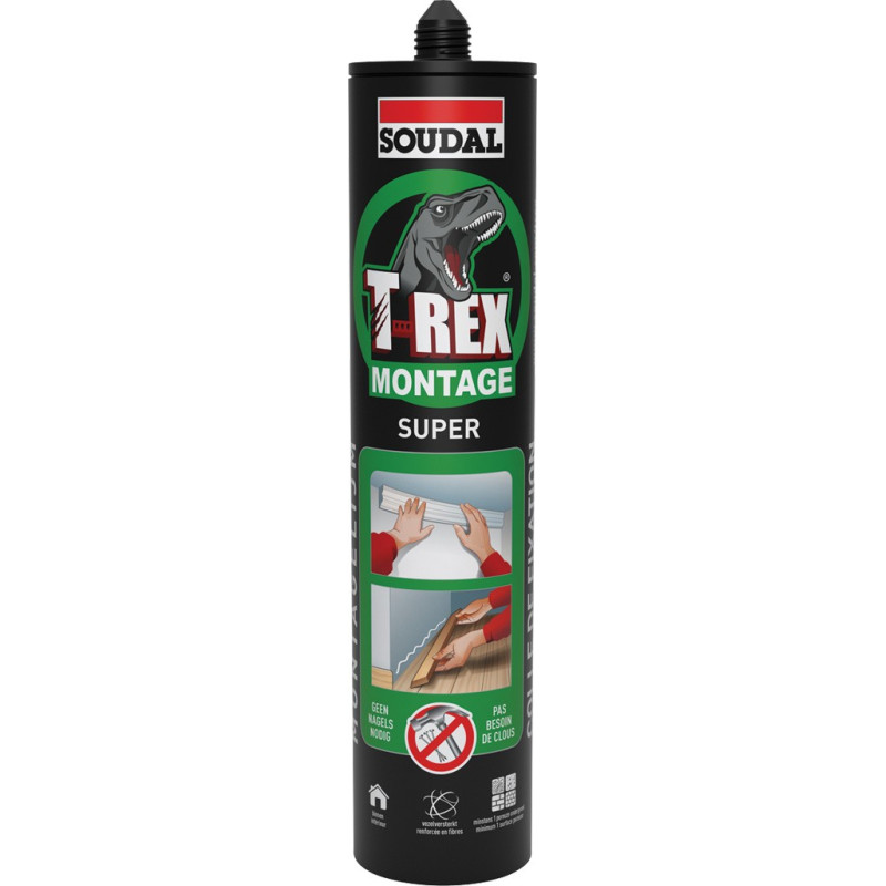 T-Rex Super Mounting Glue - Water-based mounting adhesive - Soudal