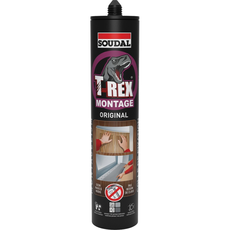 T-Rex Montage Original - Cimento Solvente - Soudal T-Rex Montage Original - Cimento Solvente - Soudal