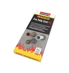 Soudal putty cordão FR - Mastique elástico à prova de fogo -Soudal
