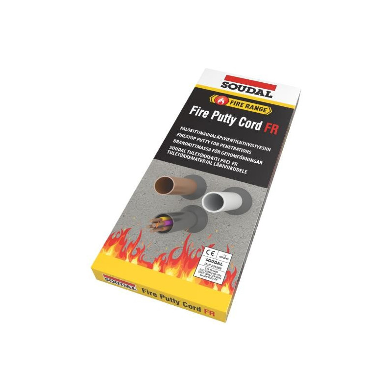 Soudal stucco FR - Mastice elastico ignifugo -Soudal