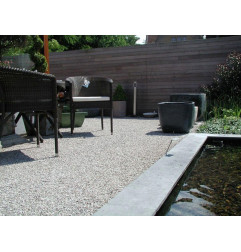 Stabilisierung der Kies - Nidagravel - Nidaplast