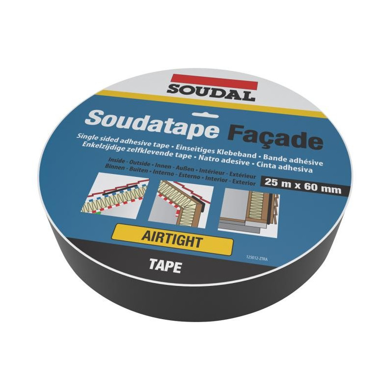 Soudatape fachada - Cinta de sellado hermético - Soudal Soudatape fachada - Cinta de sellado hermético - Soudal