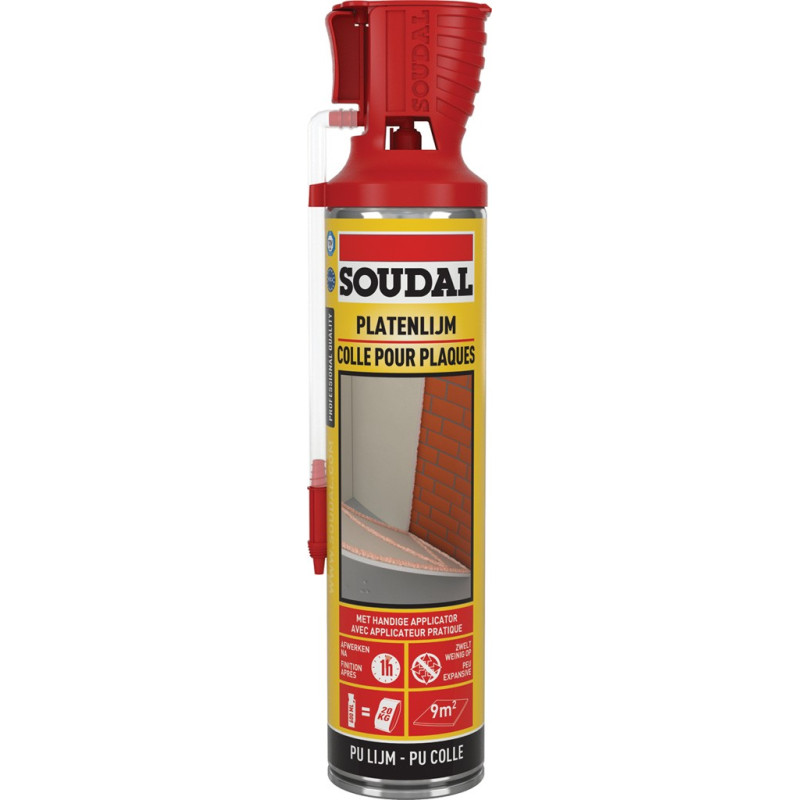 Adhesivo para láminas Genius - Pegamento de espuma de PU - Soudal Adhesivo para láminas Genius - Pegamento de espuma de PU - Soudal