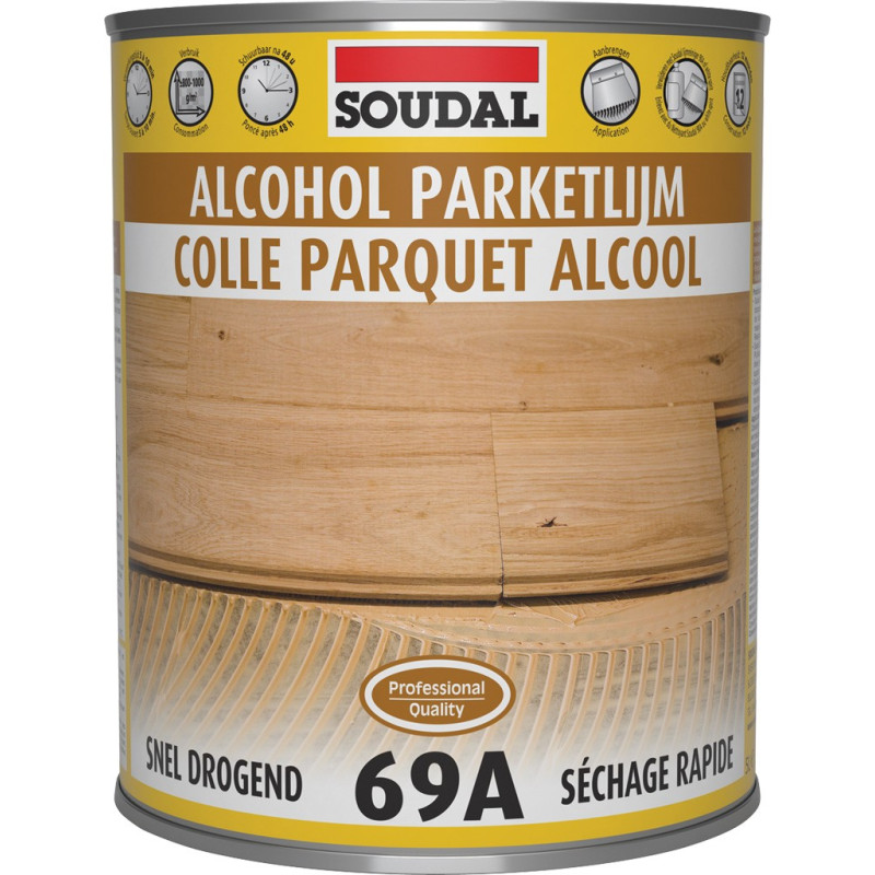 69A - Adesivo per parquet a base solvente - Soudal