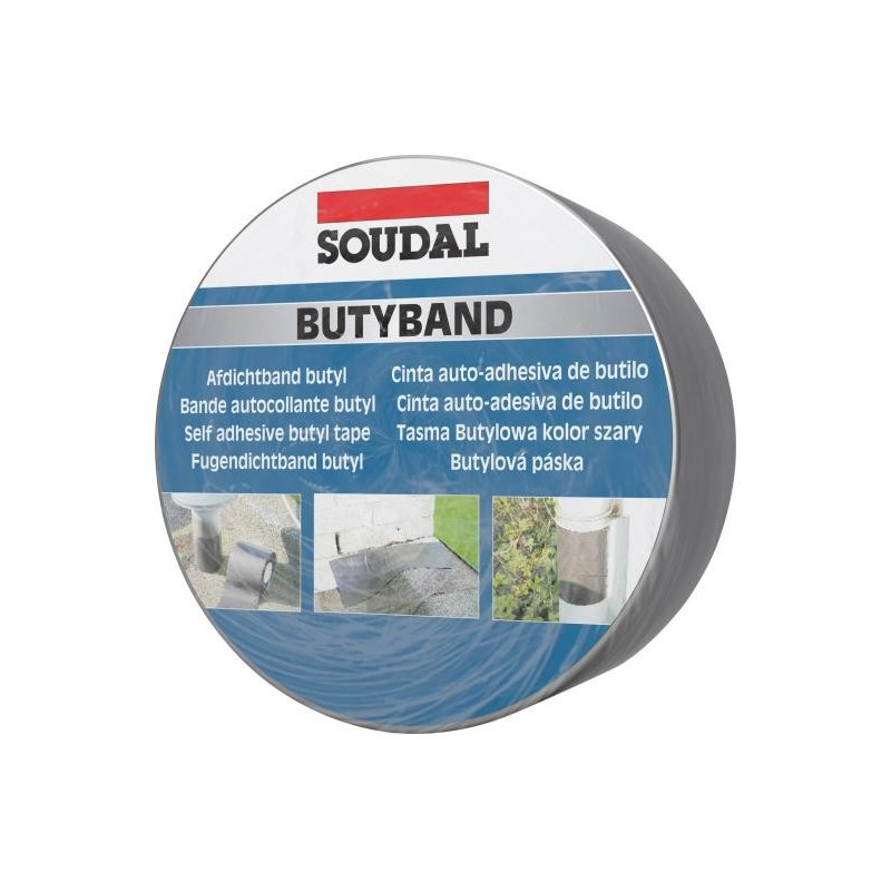 Butyband 5 cm - Zelfklevende butylband - Soudal