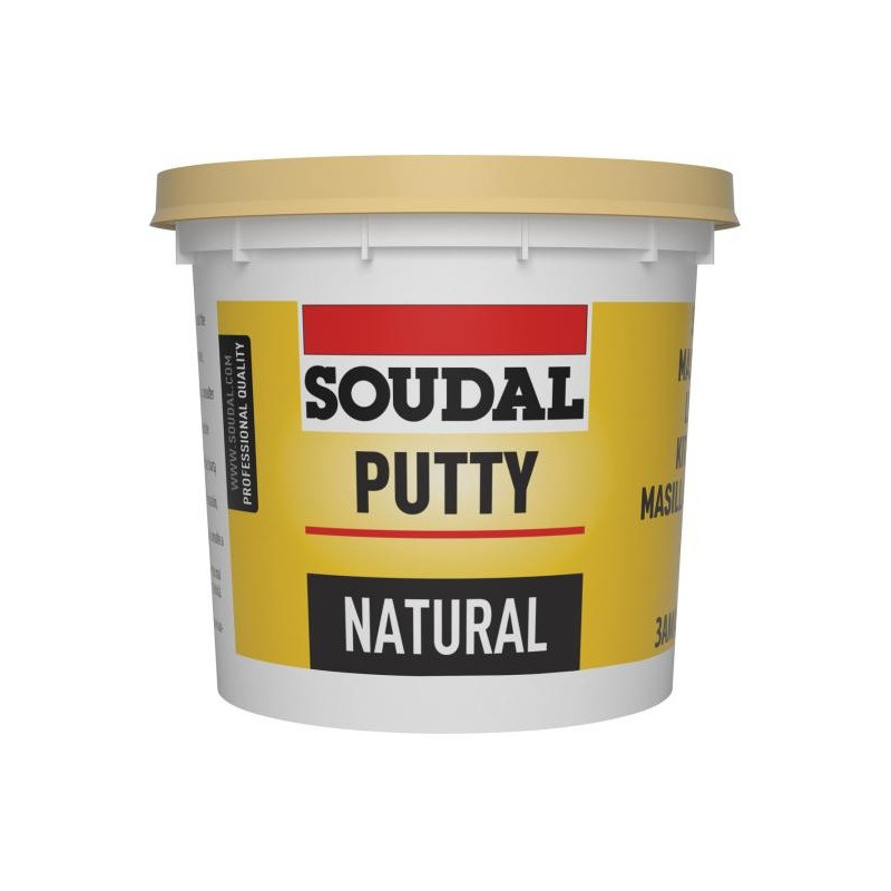 Glazier's putty Linseed oil based nonelastic putty Soudal