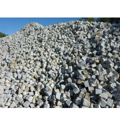 Caixa de pavés Granit Grigio clivagem