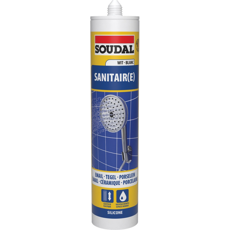 Sanitaire silicone - Sanitaire azijn mastiek - Soudal