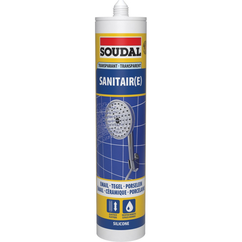 Silicone Sanitaire - Mastic acétique sanitaire - Soudal
