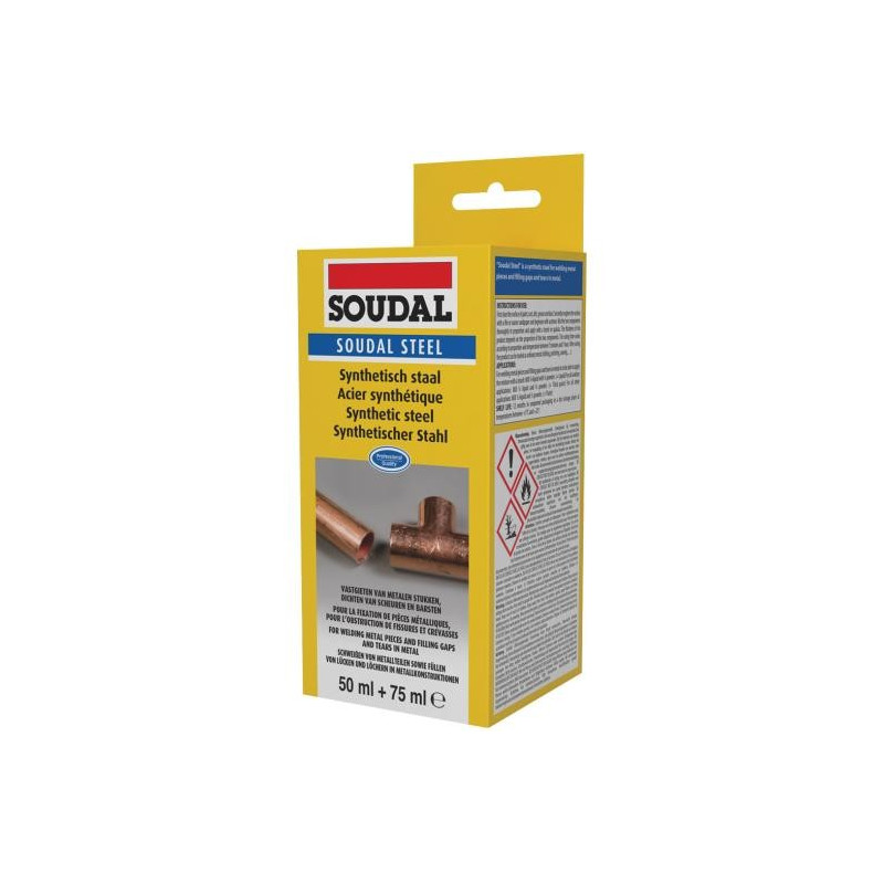 Soudal steel - Синтетическая сталь на основе полиэфирной смолы - Soudal