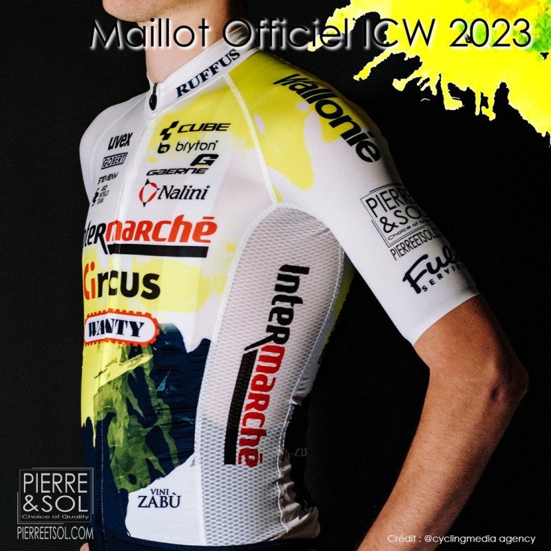 Camiseta oficial del equipo Intermarché - Circus - Wanty - ICW 2023 Camiseta oficial del equipo Intermarché - Circus - Wanty - ICW 2023