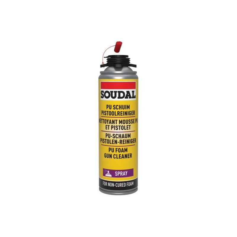 Аэрозоль Gun & Foamcleaner - очиститель полиуретановой пены - Soudal