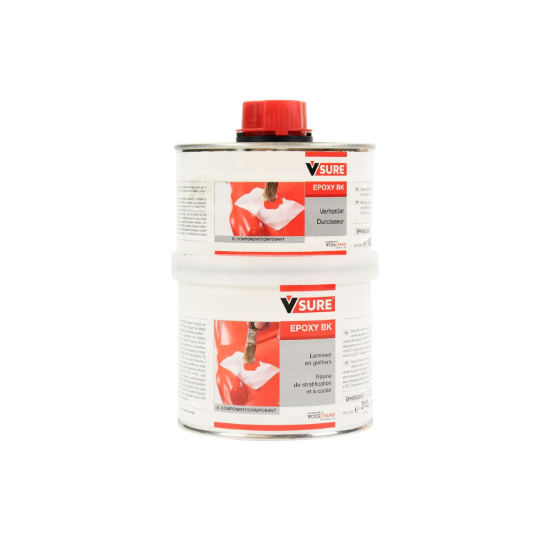 Epoxy BK - Epoxy lamineer- en giethars met verharder - Vosschemie Soloplast Epoxy BK - Epoxy lamineer- en giethars met verharder - Vosschemie Soloplast