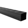 Canaletta di drenaggio in griglia di alluminio nero - AquaDrain BIG - 100/100 PLUS - ECO LINE