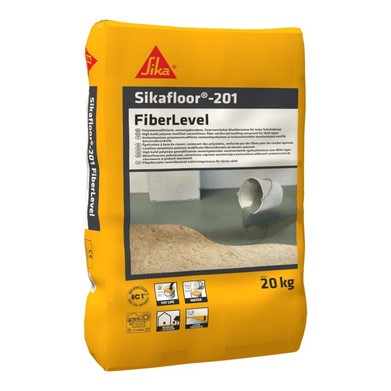 Sikafloor-201 fiberlevel - Mortero nivelador EC 1 PLUS - Sika Sikafloor-201 fiberlevel - Mortero nivelador EC 1 PLUS - Sika