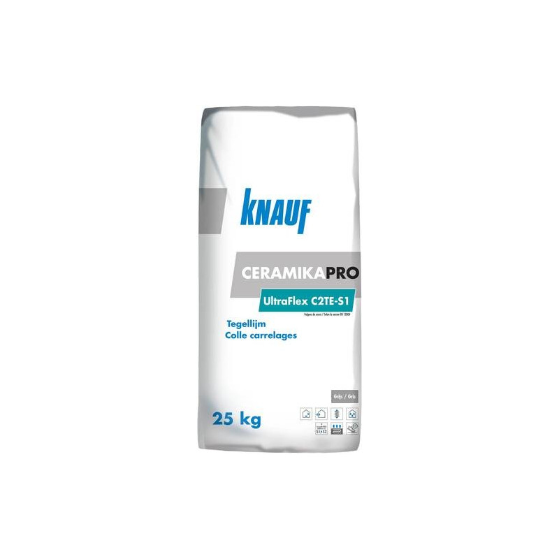 CeramikaPRO ultraflex C2TE-S1 - плиточный клей - Knauf CeramikaPRO ultraflex C2TE-S1 - плиточный клей - Knauf