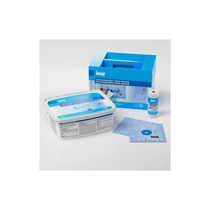 Kit di tenuta per doccia - Sistema completo di angoli per doccia - Knauf