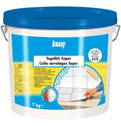 Colle carrelage super - Collage en lit mince sur murs et sols intérieurs - Knauf