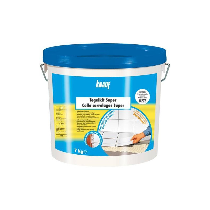 Super Tile Adhesive - Thin Bed Bonding on Interior Walls and Floors - Knauf Super Tile Adhesive - Thin Bed Bonding on Interior Walls and Floors - Knauf
