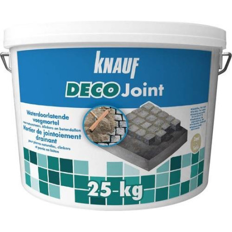 Decojoint Drainierender Fugenmörtel für Pflastersteine im