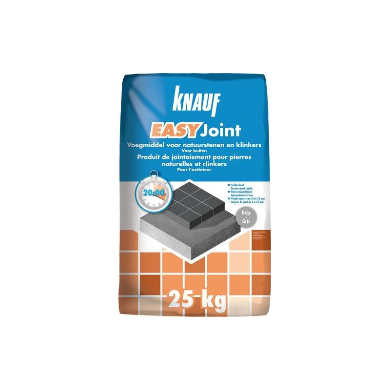 Easyjoint - Стыковочный раствор для тротуаров и клинкеров - Кнауф