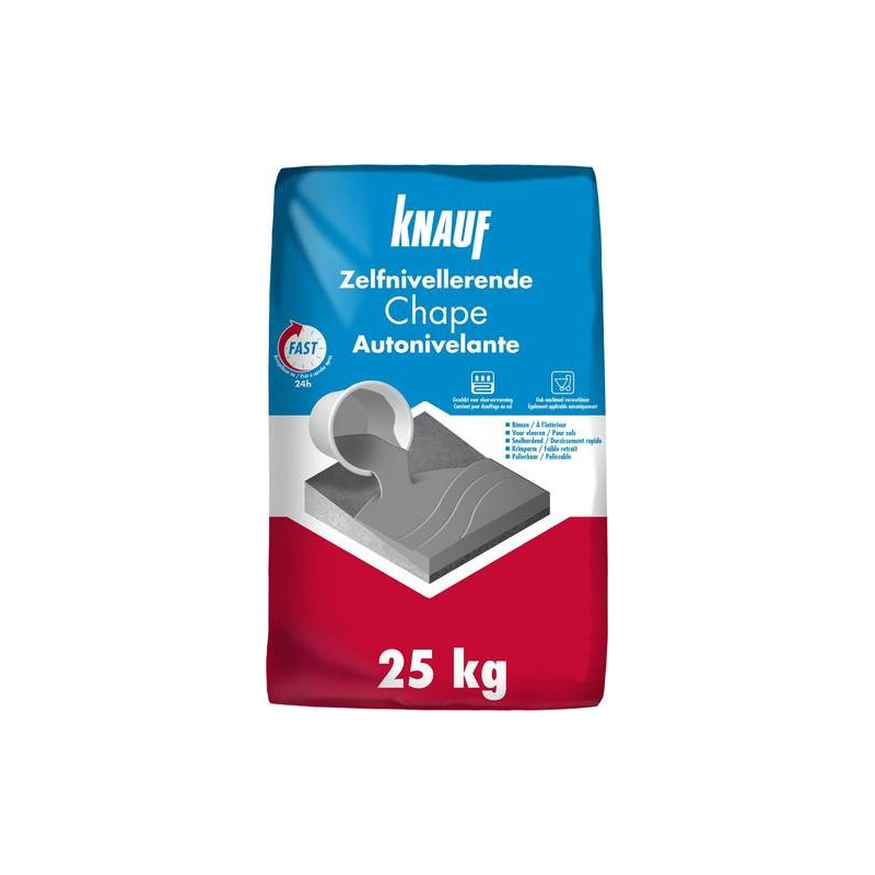 Auto-niveladora - Argamassa de Espessura Variável Pronta a Colocar - Knauf Auto-niveladora - Argamassa de Espessura Variável Pronta a Colocar - Knauf