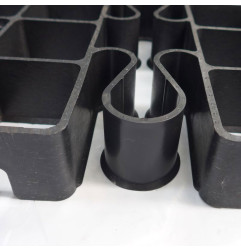 GeoDal 50 - Baldosa de césped de plástico resistente de 50 mm - MatGeco