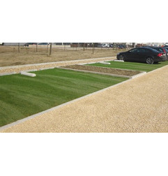 GeoDal Green 39 - Discreet and solid green grass tile - MatGeco