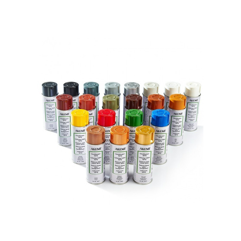 Pinturas en spray para letras - Akemi