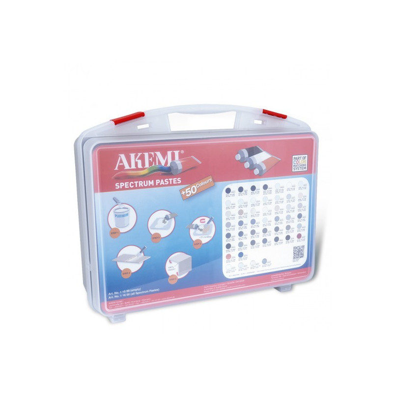 Pâtes colorantes spectrum - Coffret vide - Akemi Pâtes colorantes spectrum - Coffret vide - Akemi