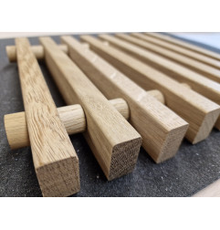 Grille de sol enroulable en bois naturel - Rost HT - Rosco